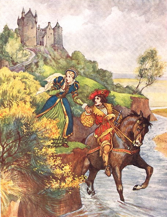 Lady Margaret, illustration from 'A Picture Song Book' by George Howard, (9th Earl of Carlisle), 1910